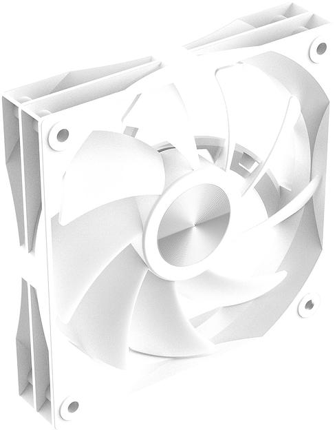 Вентилятор для корпуса Bloody CF-13 120х120x25 белый 4-pin 35дБ (CF-13-120-WH) Ret фото 4