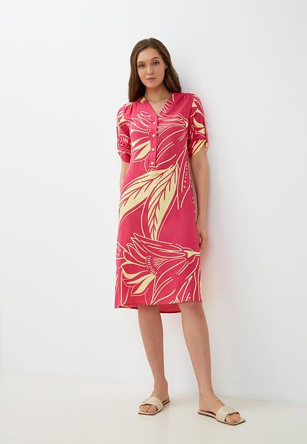 Повседневное платье фуксия Elit by Ter-Hakobyan опт фото 2