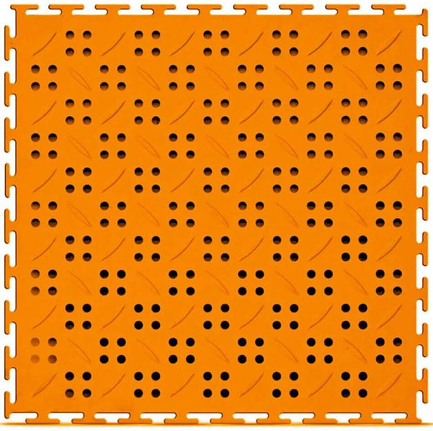 Canal – дренажное прочное покрытие, Цвет Оранжевый RAL 2004, Толщина модуля 12 мм. фото 1