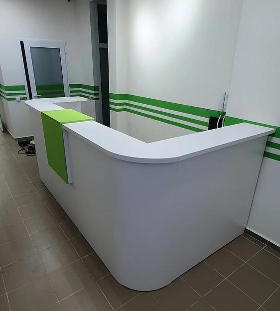 Изготовление стойки администратора (ресепшен) на заказ фото 8