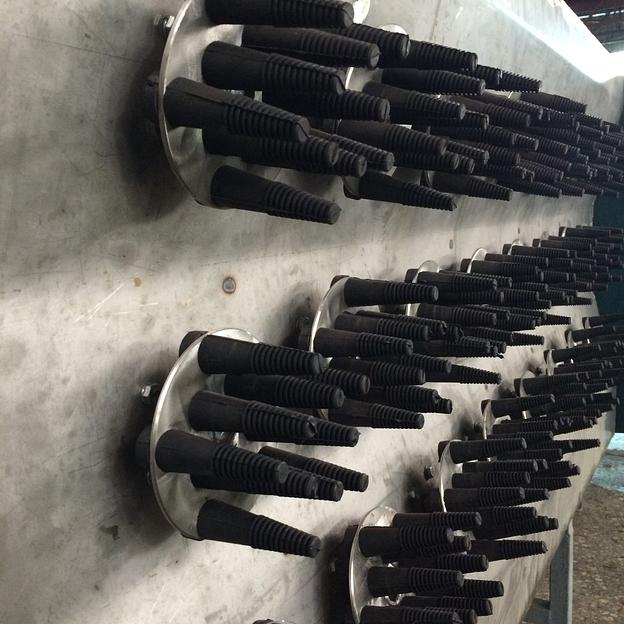 Машина для тонкого ощипывания птицы ВИ-1005А 2-рядная фото 3