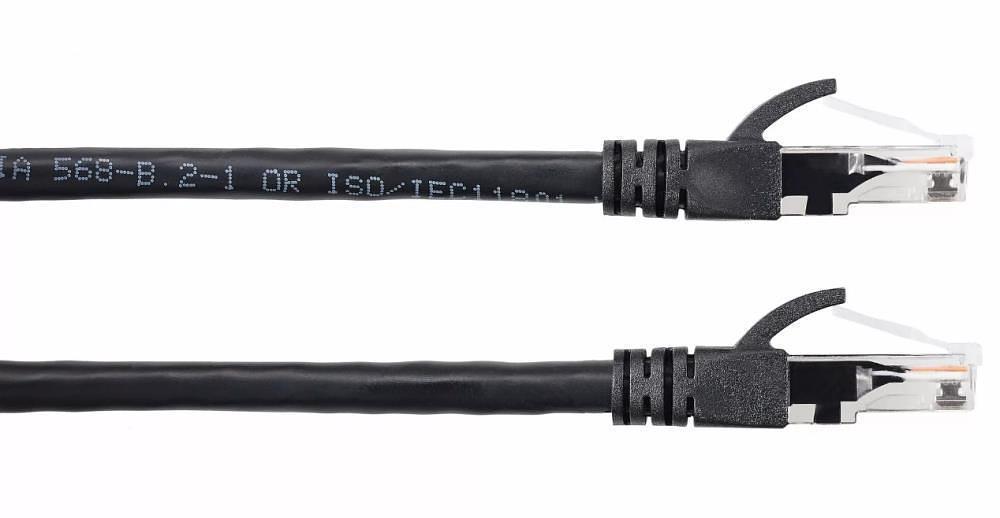 Кабель PATCH CAT6E UTP 2M ANP612B-BK-2M BLACK AOPEN фото 3