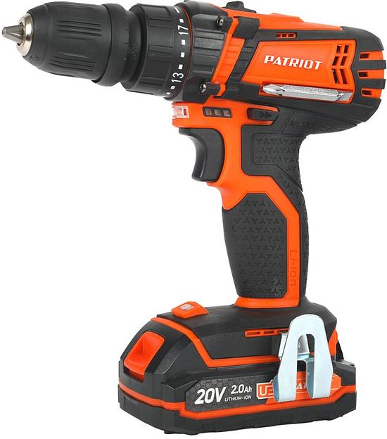 PATRIOT BR 203UES Дрель-шуруповерт [180201203] { 2 скор. две батареи Li-Ion, зарядка за 1 час, двусторонняя бита, кейс } фото 1