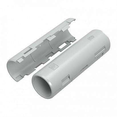 Муфта разборная d20 мм атмосферостойкая серая (70шт/840шт уп/кор) фото 1