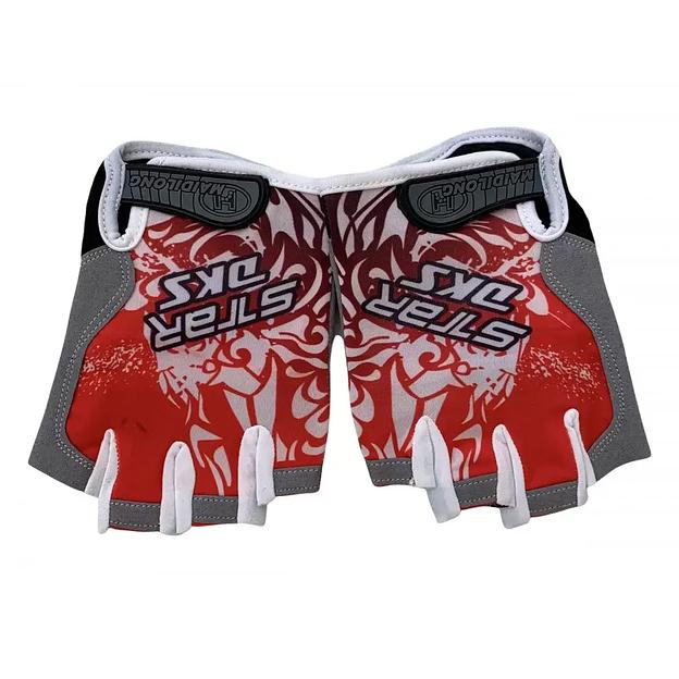 Спортивные беспалые перчатки красные 916-1 опт фото 1