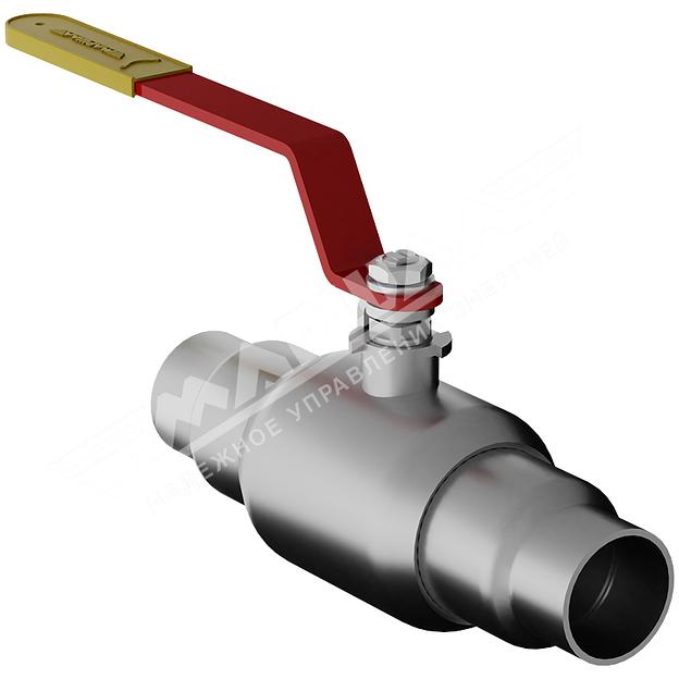 Кран шаровой полнопроходной под приварку с рукояткой, Ду от 10 до 200 мм фото 1
