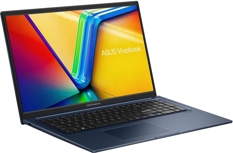 Ноутбук Asus Vivobook 17 X1704VA-AU661 U-series U300 8Gb SSD512Gb Intel UHD Graphics 17.3" IPS FHD (1920x1080) без ОС blue WiFi BT Cam (90NB10V2-M00SJ0) фото 2