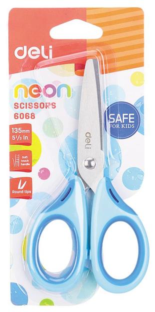 Ножницы Deli E6068 Neon универсальные 135мм сталь ассорти фото 1