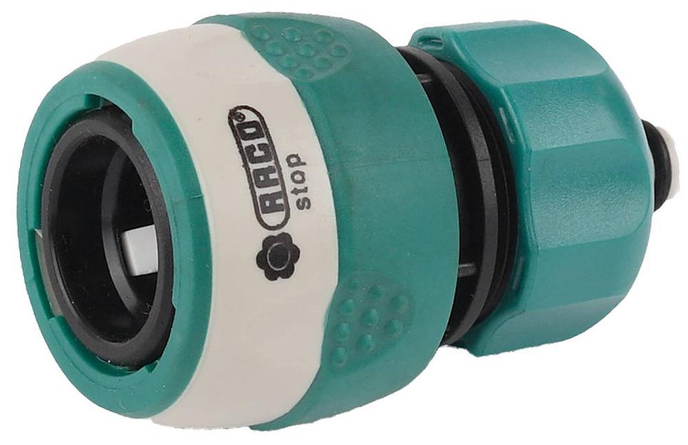 RACO COMFORT-PLUS, 1/2″, из ABS-пластика с TPR, с автостопом, для шланга, быстросъемный соединитель (4248-55233C) фото 1