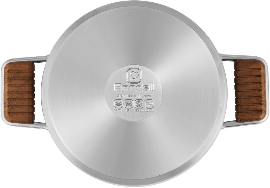 Кастрюля Rondell Fjord RDS-1791 3.2л. d=20см (без крышки) стальной фото 3