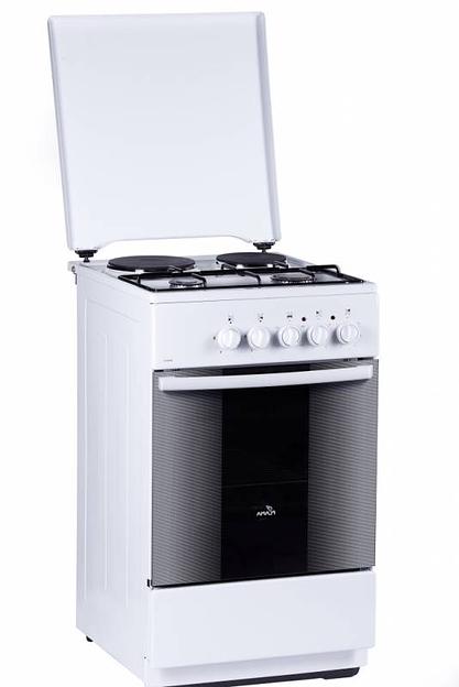 Плита Комбинированная Flama RK 2211 W белый реш.эмаль фото 1