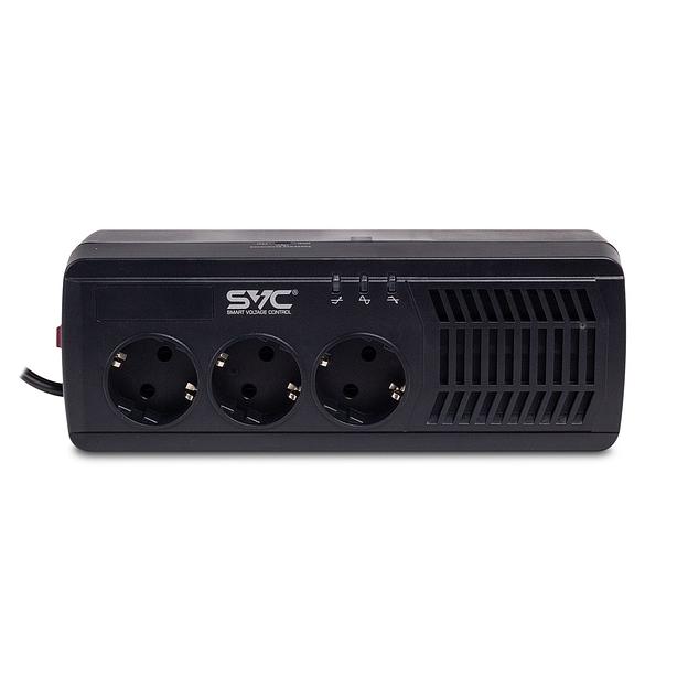 Стабилизатор (AVR) SVC AVR-1005-U Чёрный фото 2