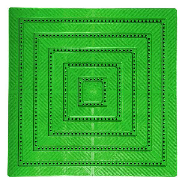 Экопласт - полимерное покрытие для улицы, Цвет Зеленый RAL 6029, Толщина модуля 20 мм. фото 1