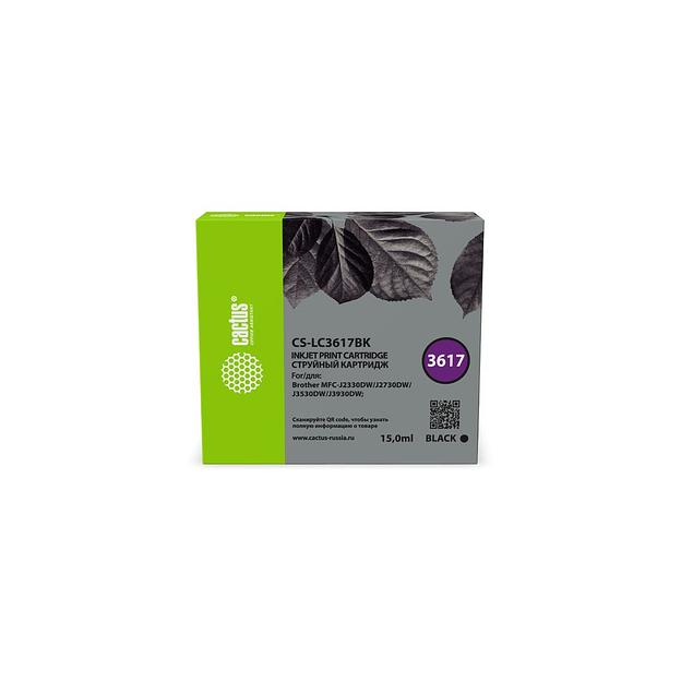 Картридж Cactus CS-LC3617BK, черный / CS-LC3617BK фото 1