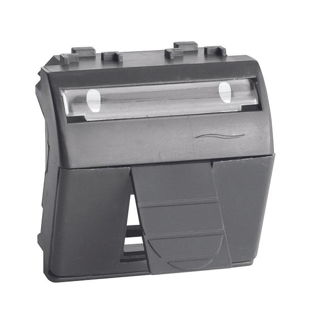 Адаптер для информационных разъемов R&M, черный, 2мод. фото 1