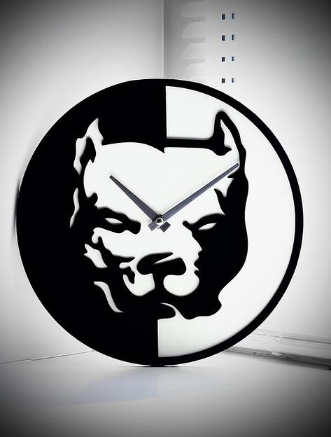 Настенные часы «Питбуль» ОПТ фото 1