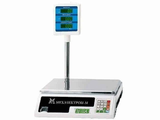 Торговые весы Мехэлектрон со стойкой мах 30кг фото 1