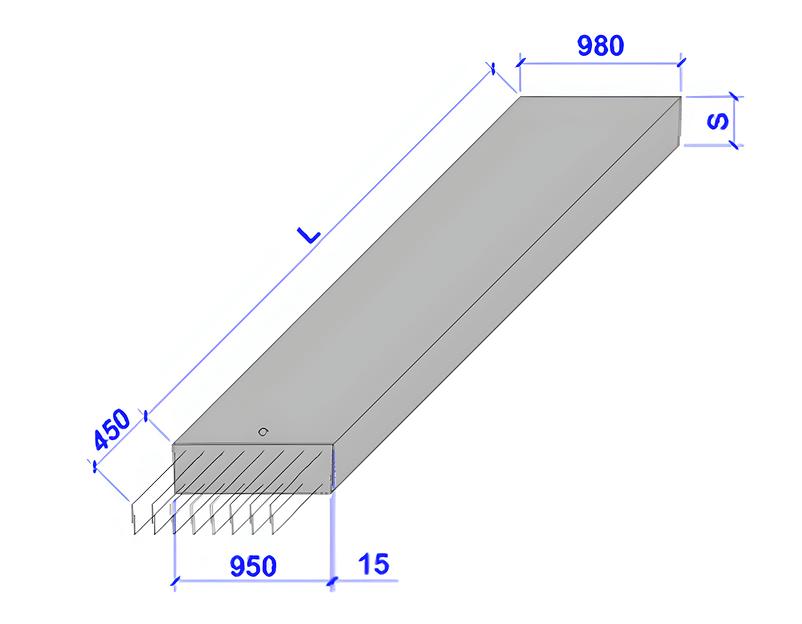 Плиты ЖБИ переходные 4AIII фото 1