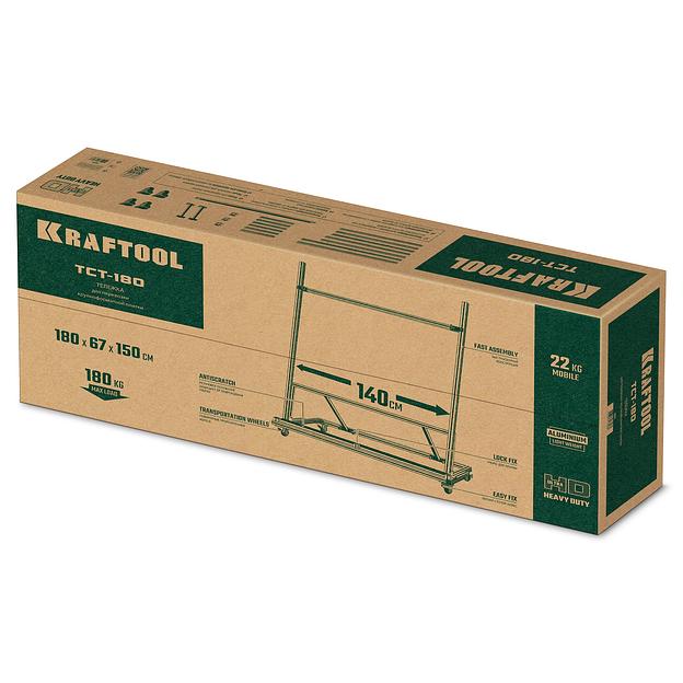 KRAFTOOL TCT-180 макс нагрузка 180 кг, Тележка для перевозки крупноформатной плитки (33251) фото 9