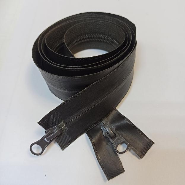 Молния спираль №7 спортивная 120см 2зам Болотный фото 1