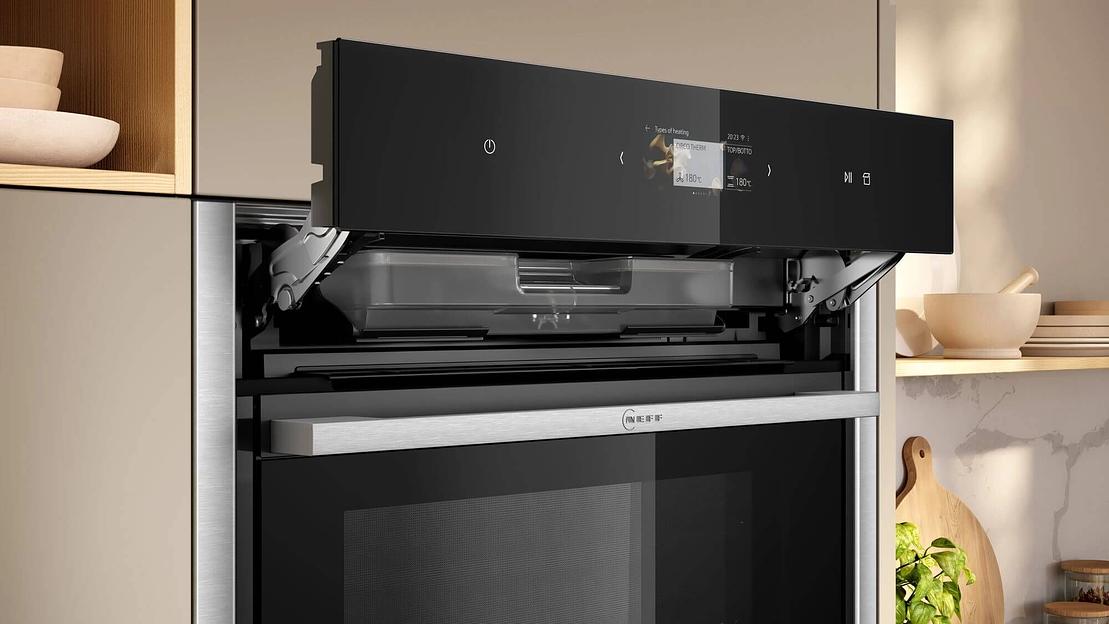 Духовой шкаф Электрический Neff B64FS31N0 черный/нержавеющая сталь фото 5