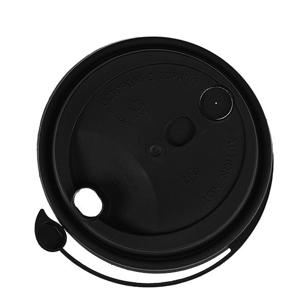 Крышка с питейником D-90 черные матовые ОПТ фото 2