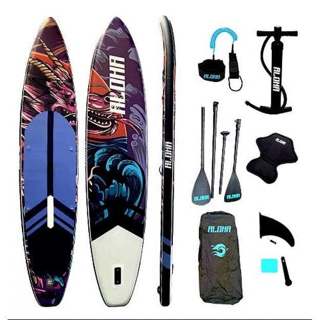 Надувная sup-доска Aloha 384x84x15 см (сап-каяк 2в1) фото 2