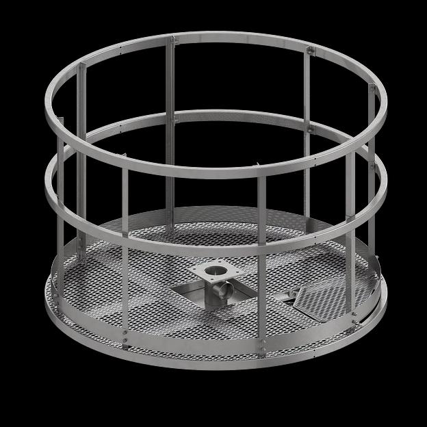 Высокомачтовая опора с мобильной и стационарной короной по типу МГФ-СР-25-35 фото 6