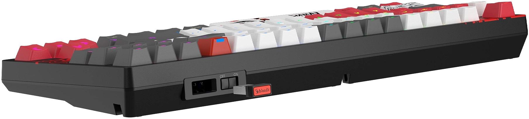 Клавиатура A4Tech Bloody WS87 Naraka механическая черный/красный USB for gamer LED (WS87) фото 10