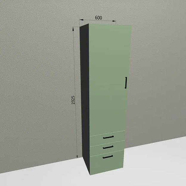 Шкаф распашной Sanvut 600х500х2325 мм арт.Ш69ЯМБ ОПТ фото 9