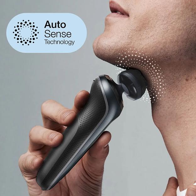 Бритва сетчатая Braun Series 6 61-N1000s реж.эл.:3 питан.:аккум. серый/черный фото 6