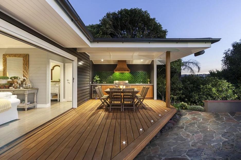 Доска калиброванная из термодерева, прямой планкен 23х130 мм фото 3