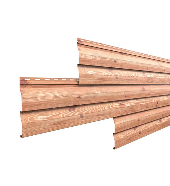 Стальной сайдинг «Корабельная доска», покрытие под дерево ОПТ фото 3