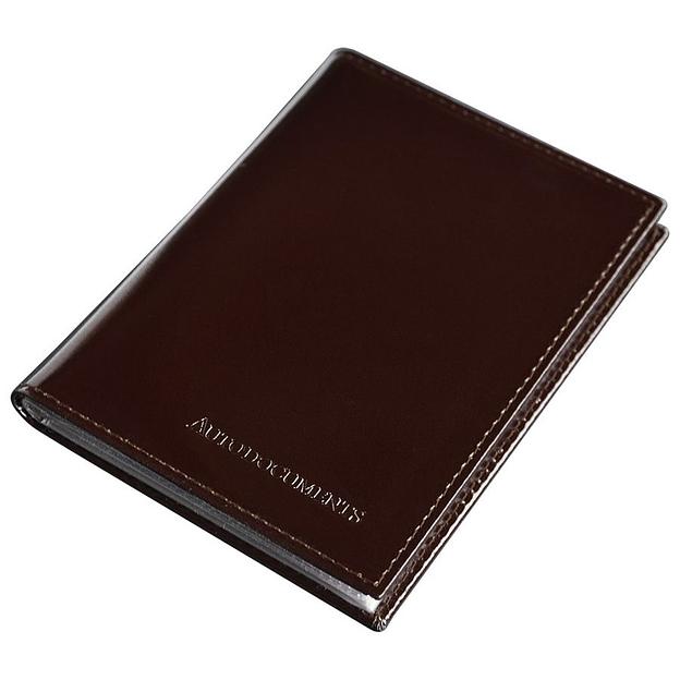 Обложка для автодокументов Person БС-1/бордо фото 1