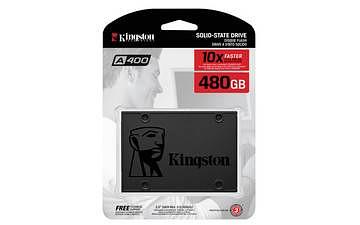 Твердотельный диск 480GB Kingston SSDNow A400, 2.5", SATA III, TLC [R/W - 500/450 MB/s] фото 1