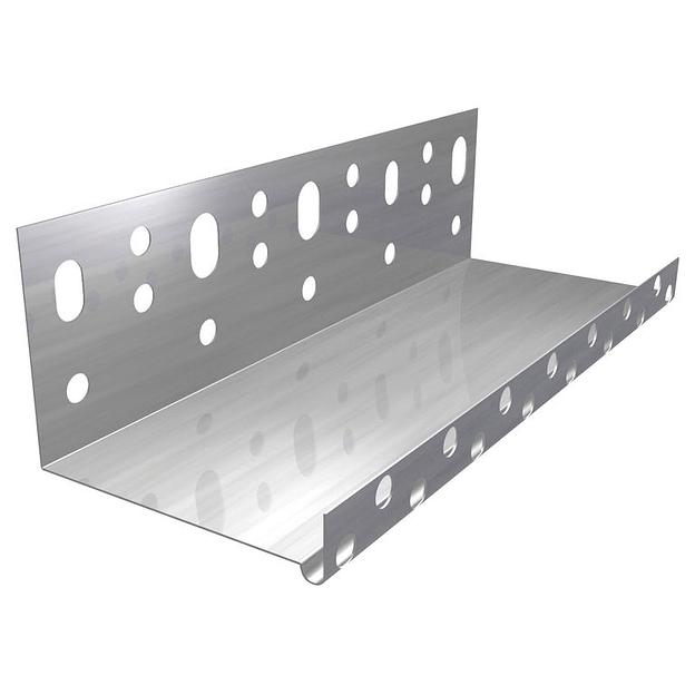 Профиль цокольный AL 100мм 2,5м фото 1