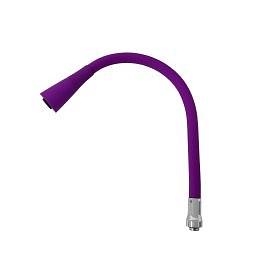 Гибкий излив смесителя мойки силиконовый с 2-х режимным аэратором ФИОЛЕТОВЫЙ фото 1