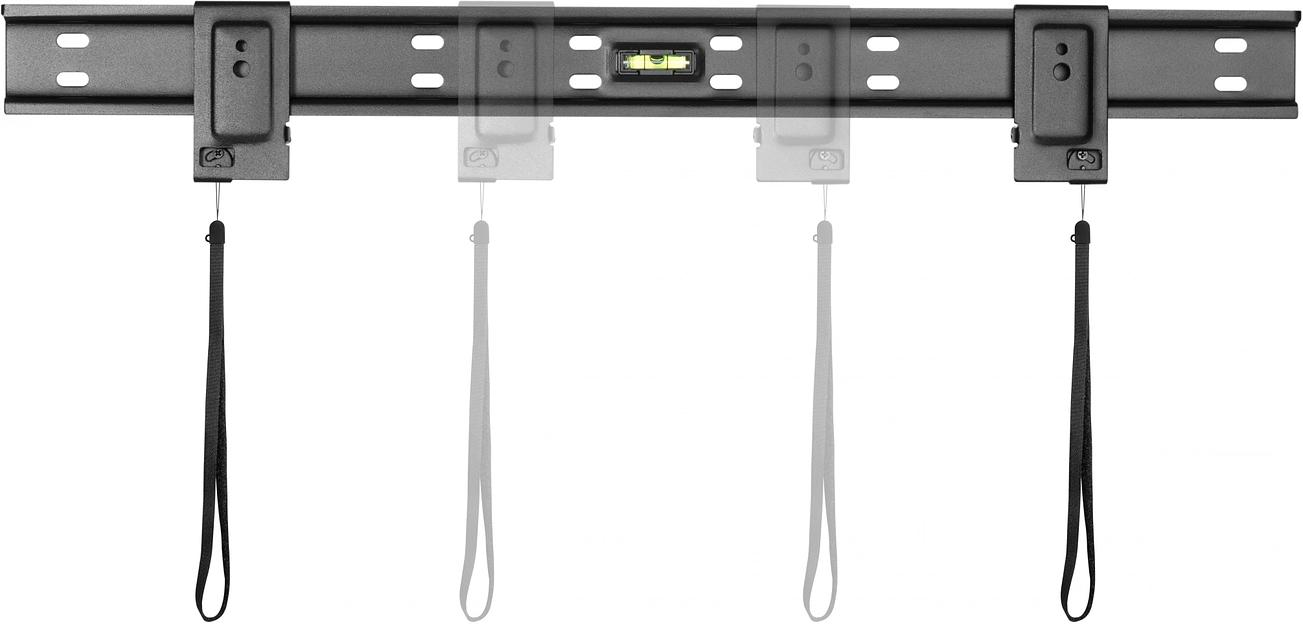 Кронштейн для телевизора Hyundai SL-X2 черный 37"-75" макс.50кг настенный фиксированный фото 5