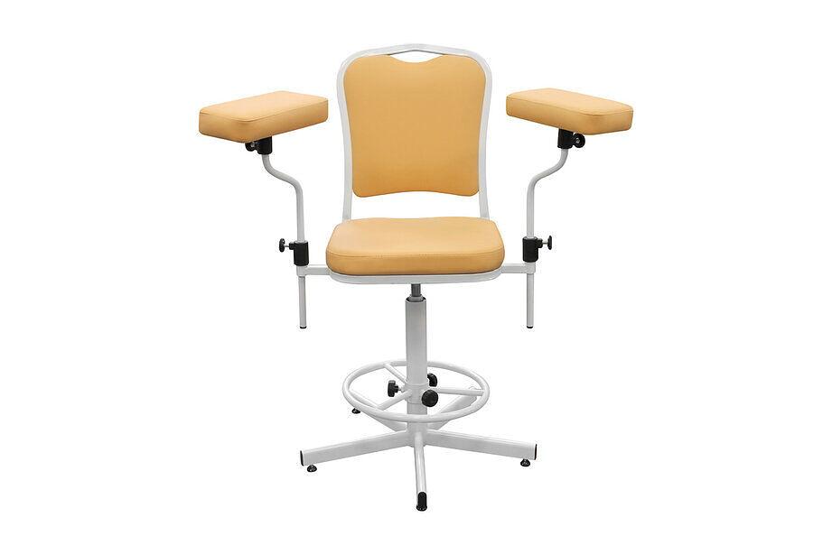 Кресло для взятия крови и анализов, 5-ти лучевая винтовая опора, регулируемое по высоте, 13 кг фото 1