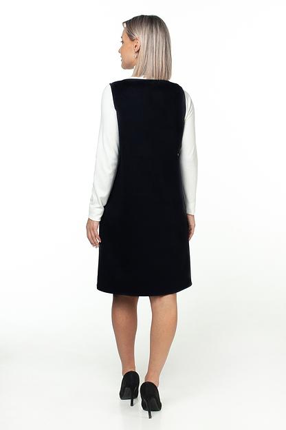 Сарафан эко-замша  6041/04/Черный  фото 4