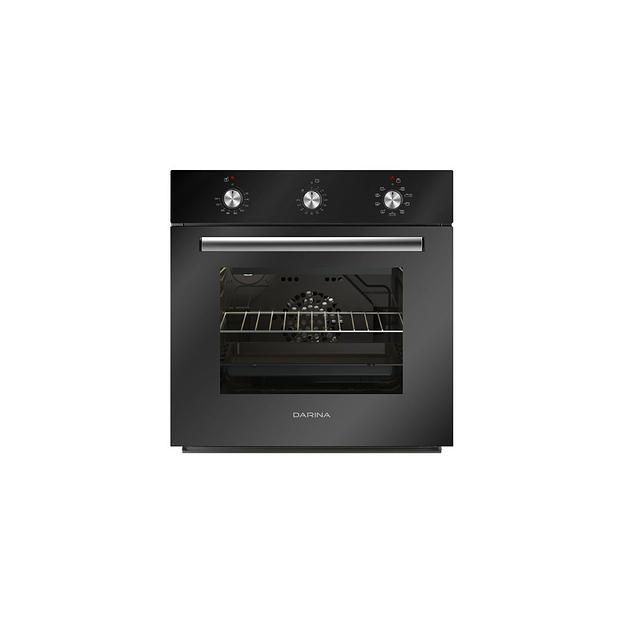 Духовой шкаф Darina 1U BDE 111 707 At, антрацит/стекло черное фото 1