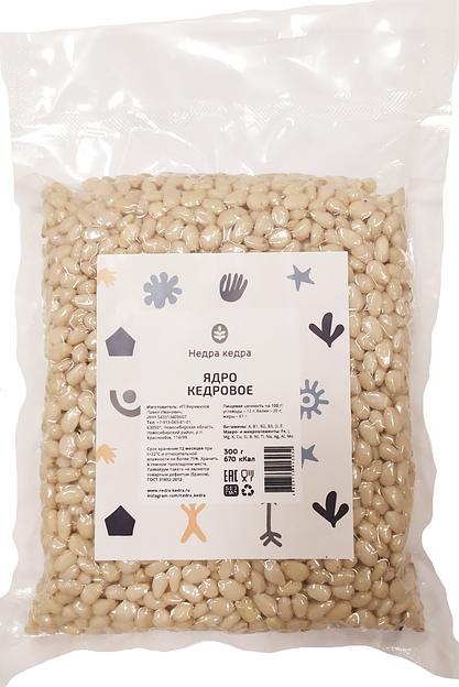 Ядро кедрового ореха высшего сорта, фасовка 300 г ОПТ фото 1