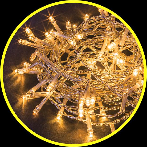 Гирлянда новогодняя светодиодная NGF-S01-100WW-10-11.5m-230-C8-TR-IP20 Navigator Group 21388 фото 1