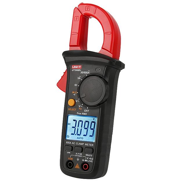 Токоизмерительные клещи UT200B+ переменный ток (600А); Напряжение постоянного/переменного тока (600 В), сопротивление (3 МОм); Емкость фото 3
