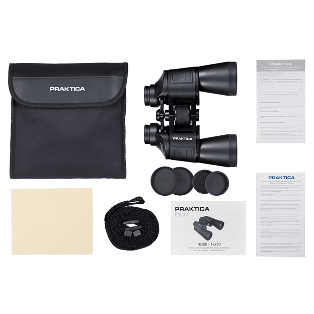  Praktica Бинокль Falcon 12x50, чёрный (PRA081) > фото 4