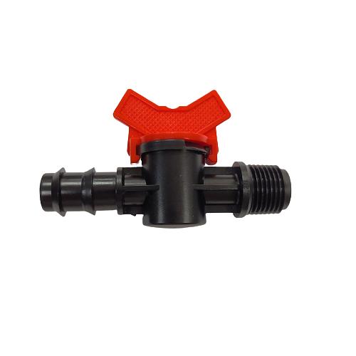 20 Кран нар. резьба 1/2 - отводной, TV011220 фото 1