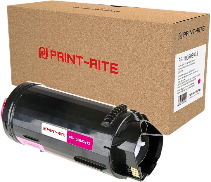 Картридж лазерный Print-Rite TFX744MPRJ PR-106R03913 106R03913 пурпурный (10100стр.) для Xerox VersaLink C600/605 фото 1