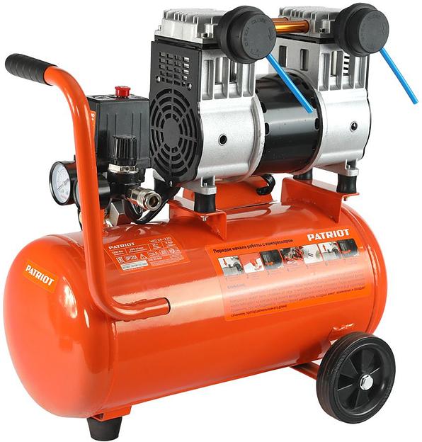 PATRIOT WO 24-220 Компрессор [525301920] { безмасляный, 200 л/мин, 8 бар, 1250 Вт, 24 л, быстросъемный 1/4" } фото 1