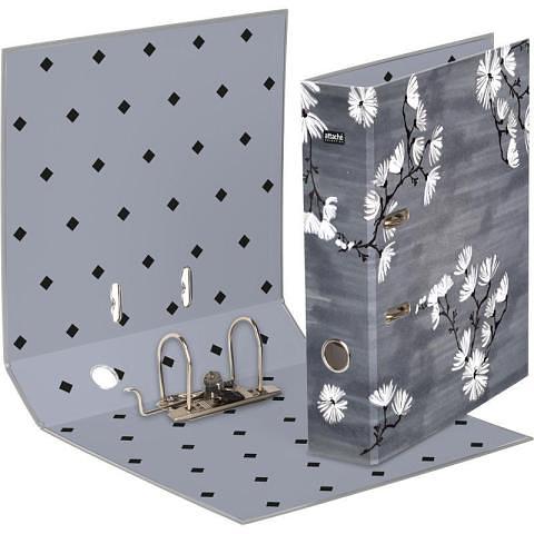 Папка-регистратор, А4, 80 мм, ламин.бумага/ламин.бумага, Attache Selection Японский сад фото 1