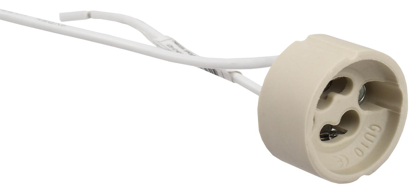 Патрон подвесной Пкр10-04-К52 GU10 со шнуром керамика фото 1